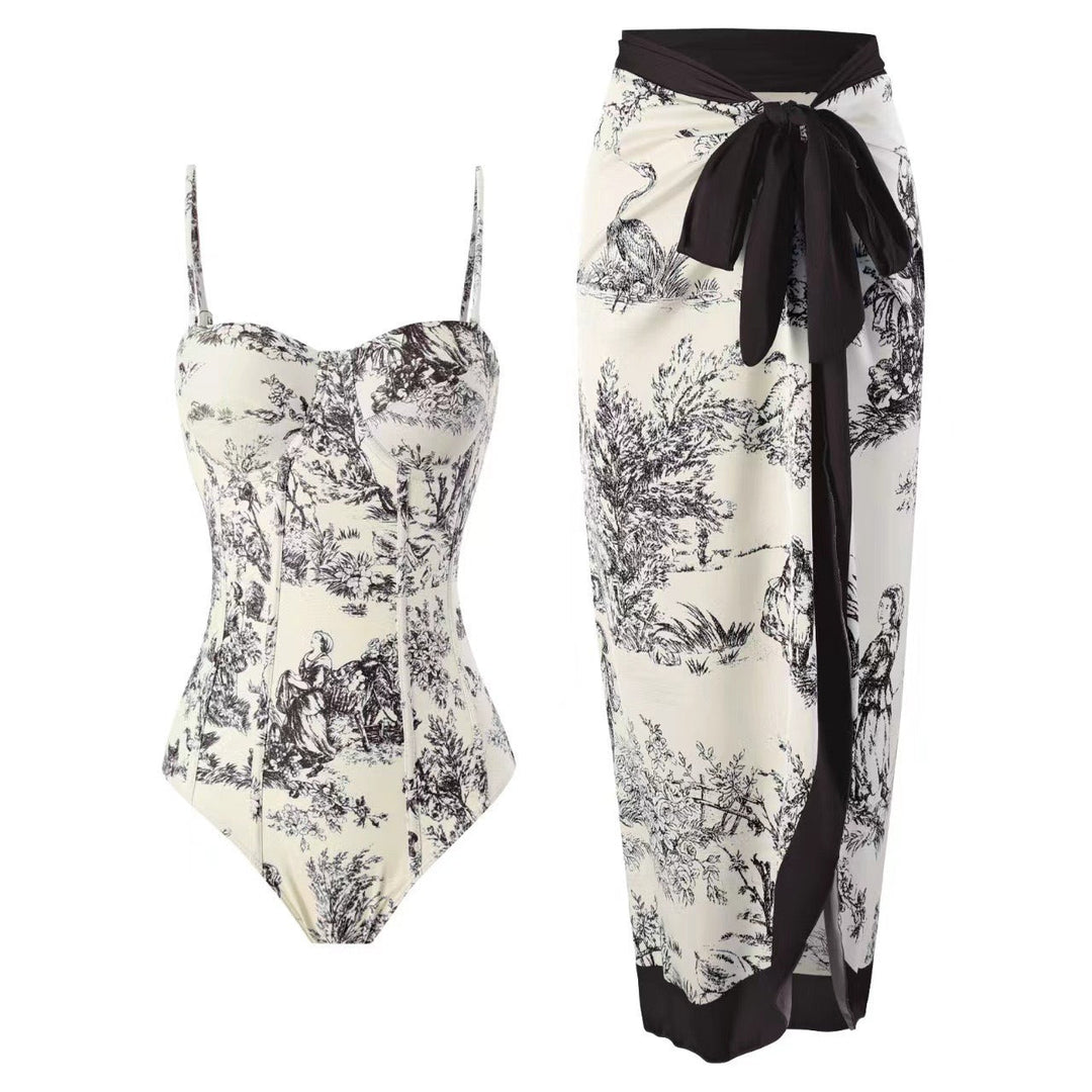 Mandy | Elegant Printed Swim Set