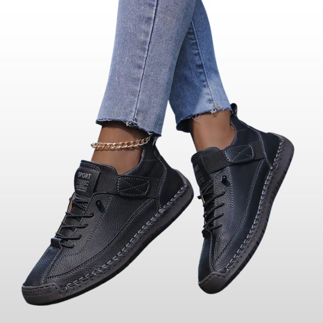 GISELLA™|LEATHER SNEAKERS